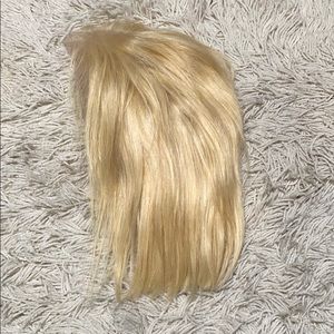 Lace front human hair wig